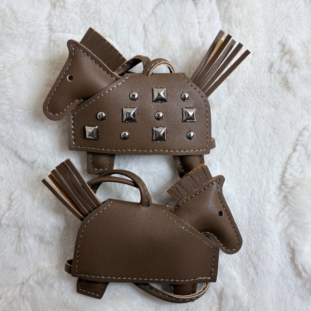 War Horses Bag Charm | Studded Horse Silhouette - Picture 8 of 9